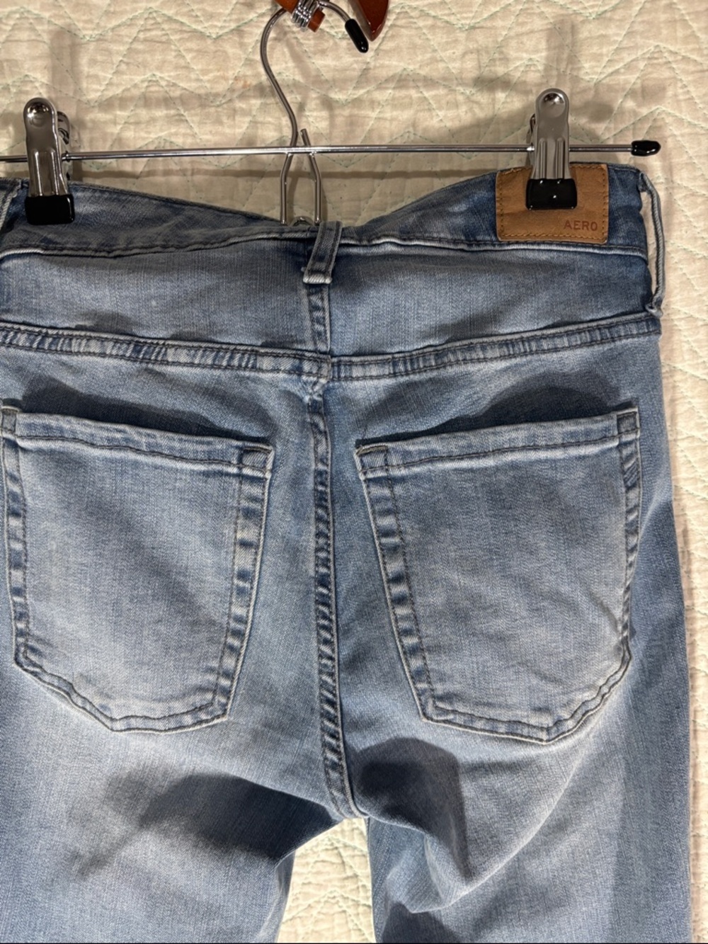 Aeropostale Women's Medium Blue High-Rise Skinny Jeans - Picture 7 of 9